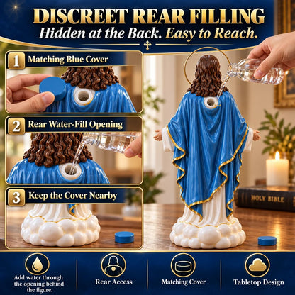 🔥 Last Day 50% OFF ✝️✨ Holy Mist Humidifier —  Daytime Décor, Evening Glow☁️💛