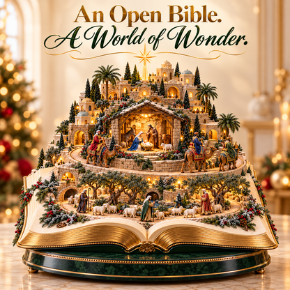 🔥 Last Day 50% OFF-✝️Animated Biblical-Themed Bethlehem Town Scene