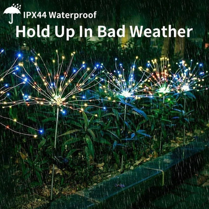 🔥LAST DAY 49% OFF🎁Waterproof Solar Garden Fireworks LED Light