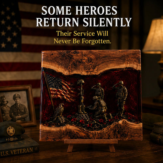 ⏳ Last day! 49% OFF –🦅Handmade Veteran Cutting Boards🎖️