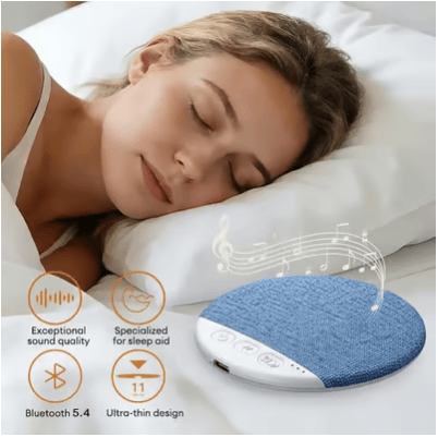 🏆S1 Ultra-Thin Bluetooth Pillow Speaker – Sleep-Friendly & Side Sleeper Comfort