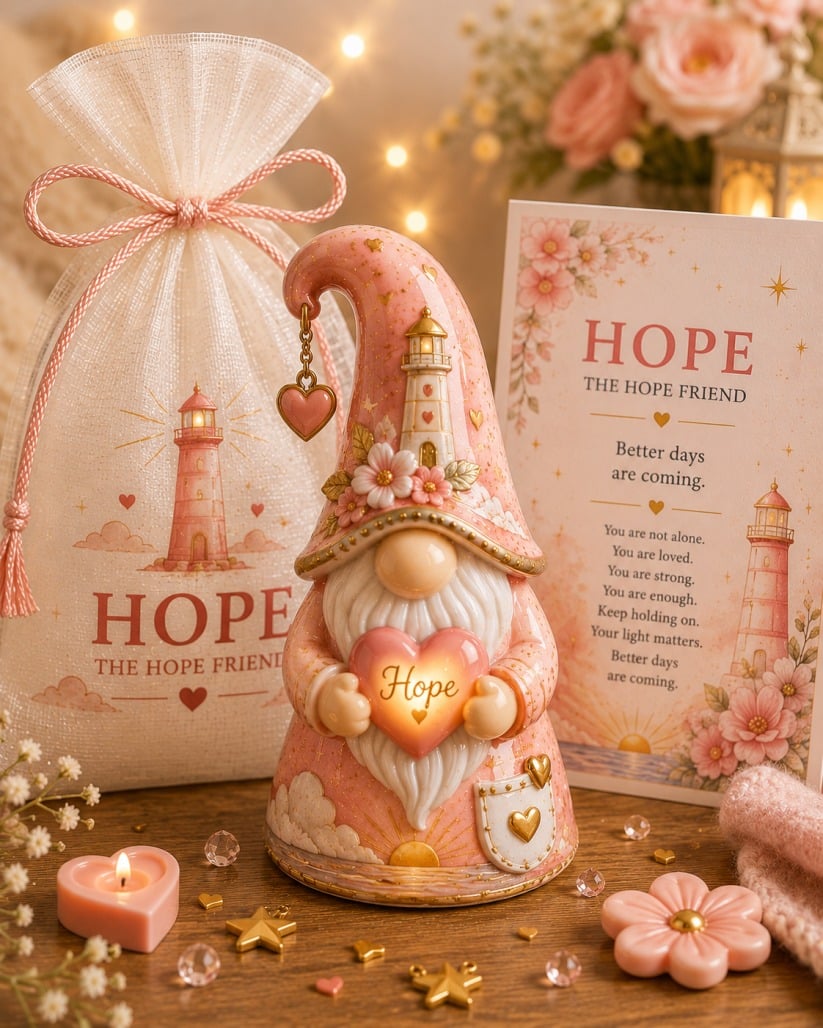 🔥Last Day Buy 3 Get 1 Free🌟Emotional Support Encouragement Gnome Set