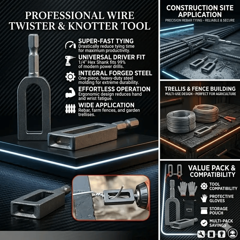 🏆55K+ SOLD⚒️#9/#11 Multi-Functional Wire Winder/Knotter