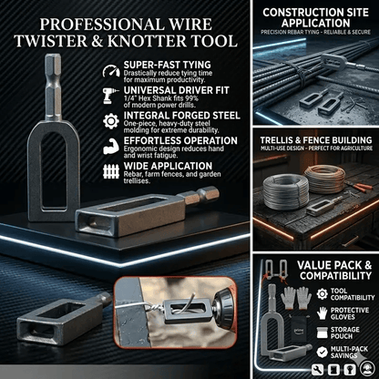 🏆55K+ SOLD⚒️#9/#11 Multi-Functional Wire Winder/Knotter