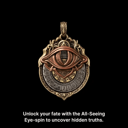🔮 Handcrafted Tarot Eye Pendant – A Symbol of Intuition & Insight