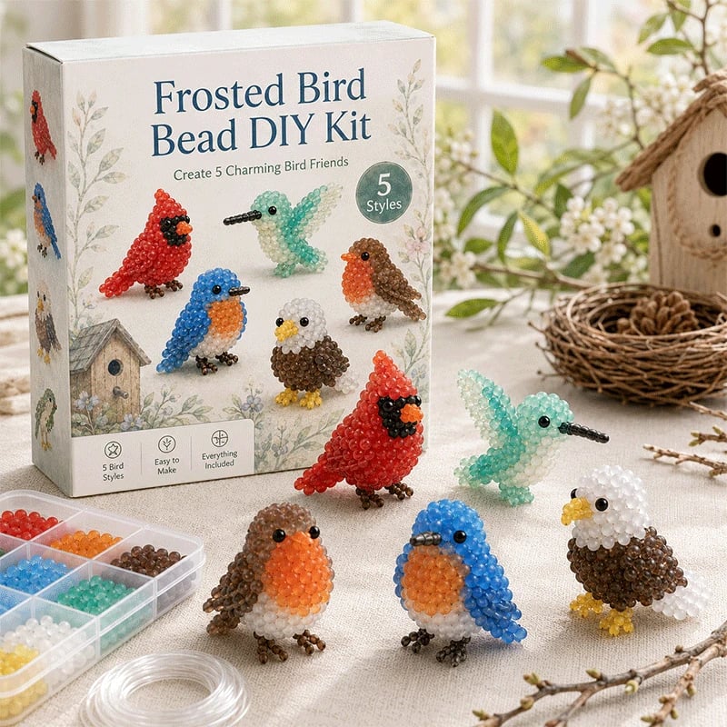 🔥LAST DAY 50% OFF 🐳🌊 Frosted Sea Glass Beading Kit