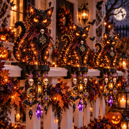 ⏰ LAST DAY 49% OFF - 🎃 Halloween Character Glow Cascade Railing Lights
