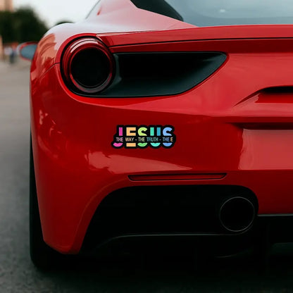 🔥Last Day 49% OFF✝️Jesus The Way The Truth The Life Christian Vinyl Bumper Sticker