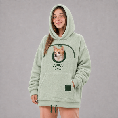 Hands-Free Pet Carrier Hoodie for Small Dogs & Cats