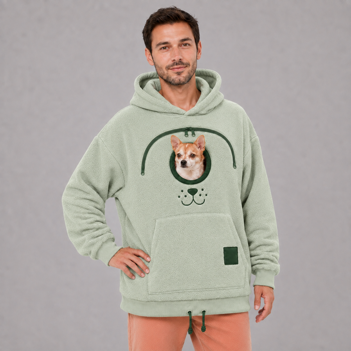 Hands-Free Pet Carrier Hoodie for Small Dogs & Cats