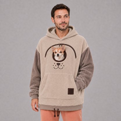 Hands-Free Pet Carrier Hoodie for Small Dogs & Cats