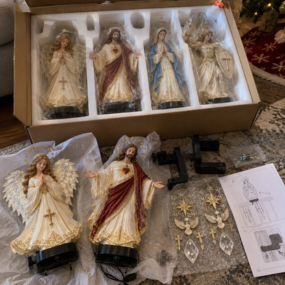 ⏳ Last Day 49% OFF –✨ Christmas Sacred Jesus/Virgin Mary Balustrade Light
