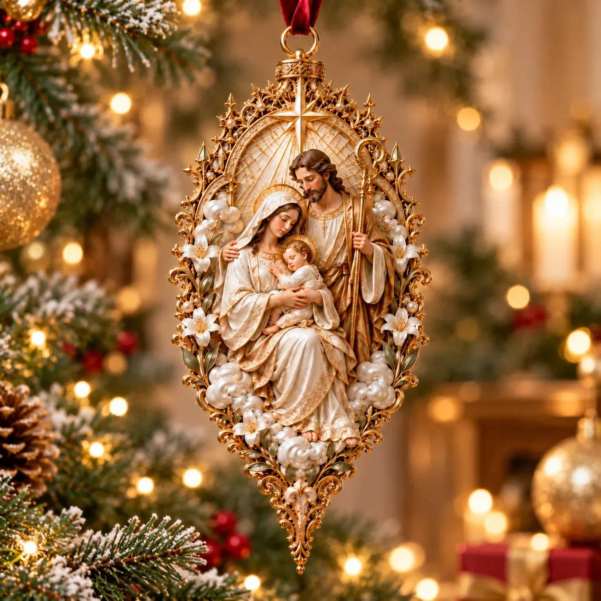 ⏳ Last Day 49% OFF – ✝️ Sacred Christmas Ornament Collection