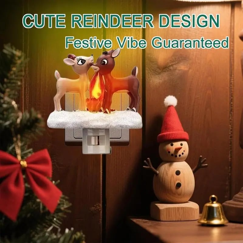 Christmas Elk Night Light