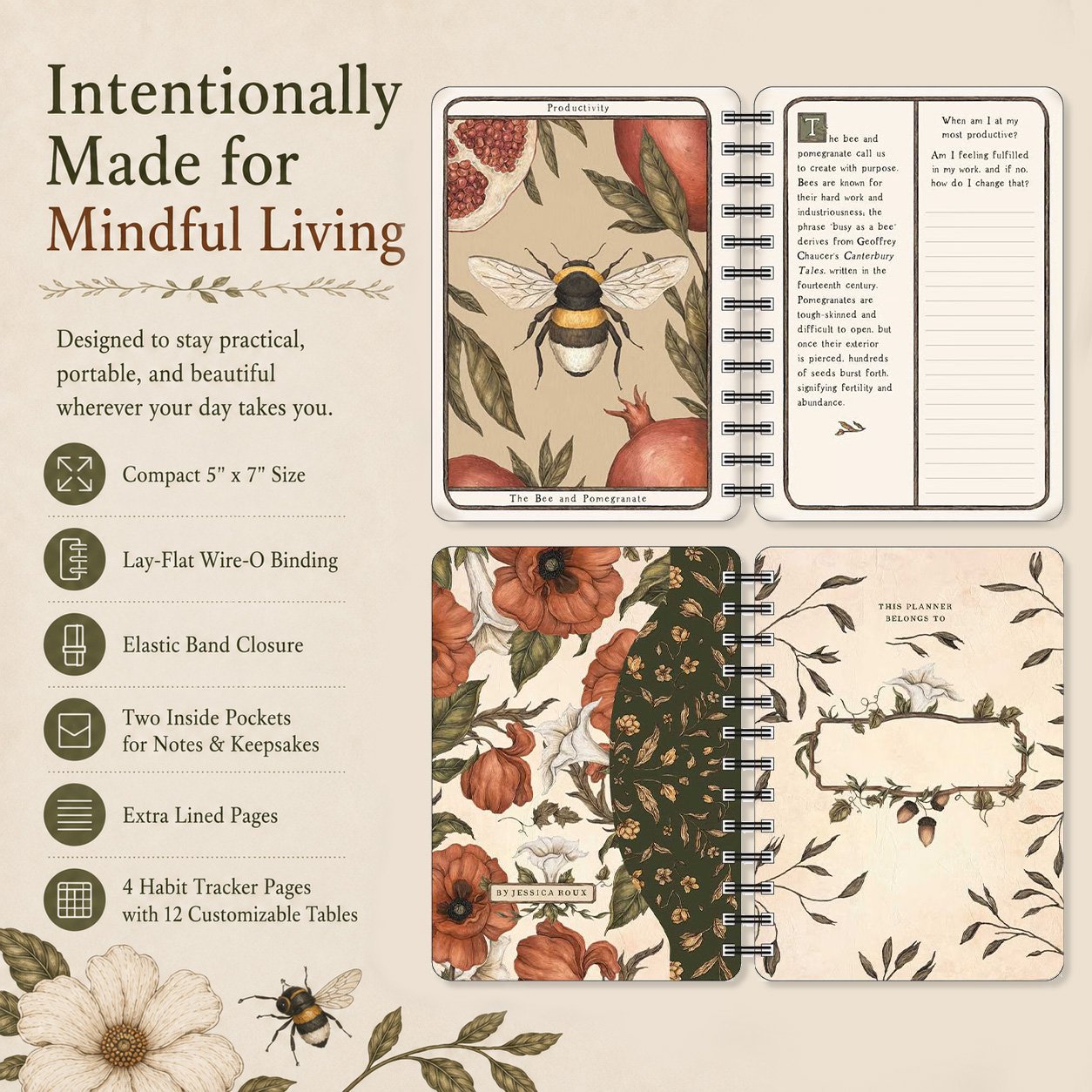 🌙Woodland Wardens 2027 Nature-Inspired Planner 🌿🦊–A Year of Nature's Wisdom & Intention