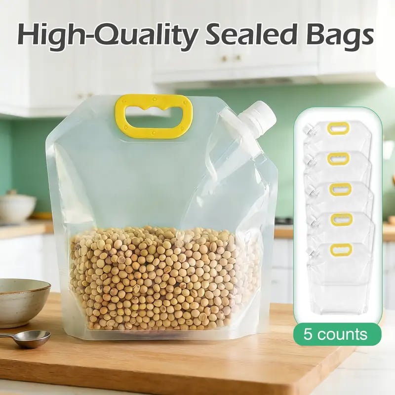 Reusable Leak-Proof Food Bags – No Spills, No Mess, Fresh Storage Every Time(Buy 4 Free Shipping)