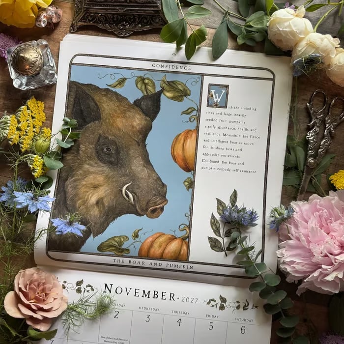 🌙Woodland Wardens 2027 Nature-Inspired Planner 🌿🦊–A Year of Nature's Wisdom & Intention
