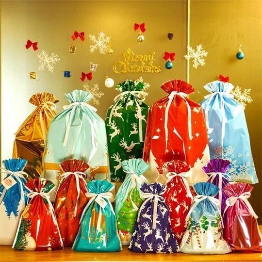 🎄Early Christmas Sale-48% OFF)Drawstring Christmas Gift Bags