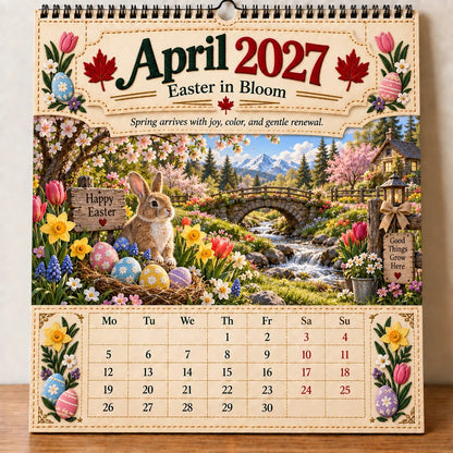 🔥LAST DAY 50% OFF - 🇨🇦🍁 2027 Canada 160th Anniversary Wall Calendar 🍁🇨🇦