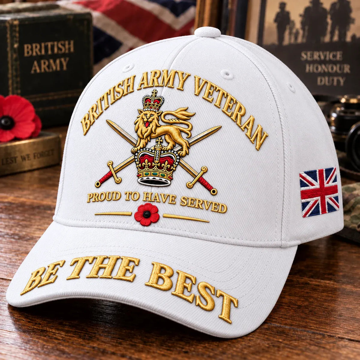 ⏳ Last Day 50% OFF-🎖️ British Army Veteran Cap – Proud to Have Served