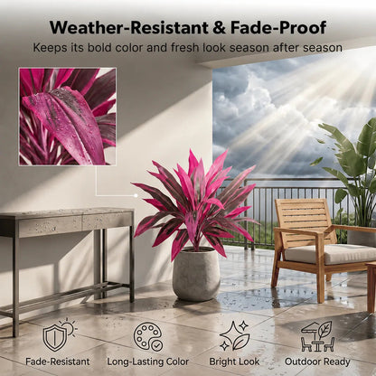 🎁 Last Day 49% OFF🌿 Realistic Boston Fern & Dragon's Blood Tree Faux Plants