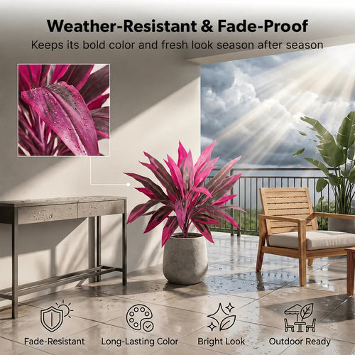 🎁 Last Day 49% OFF🌿 Realistic Boston Fern & Dragon's Blood Tree Faux Plants