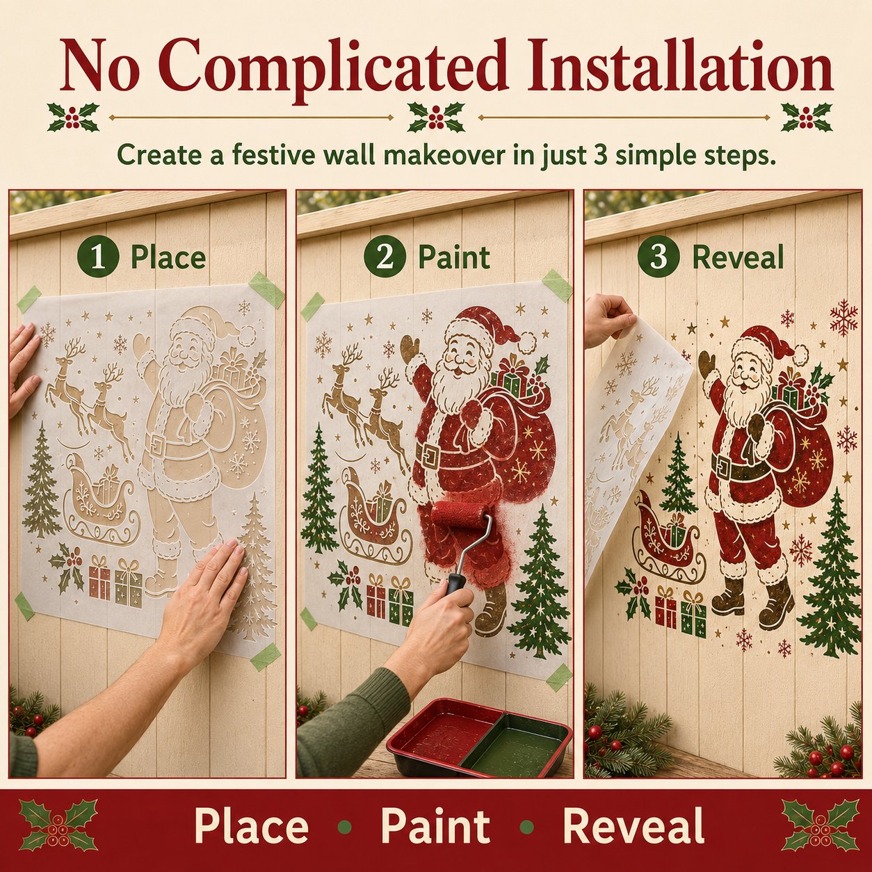💥 LAST DAY 49% OFF – 🌿 Garden Wall StencilTM Collection | 9 Reusable Mural Designs for Walls, Fences, Porches & Creative Outdoor Makeovers 🎨✨