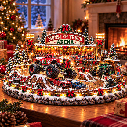 🔥Last Day 49% OFF🔥🚗🎄 Christmas Classic Gas Station Village™ – Lighted Vintage American Gas Station with Classic Cars