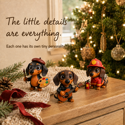 💕Last Hour 50% Off-🐶3D 2026 Dachshund Advent Calendar Blind Box