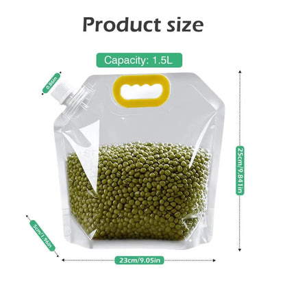 Reusable Leak-Proof Food Bags – No Spills, No Mess, Fresh Storage Every Time(Buy 4 Free Shipping)
