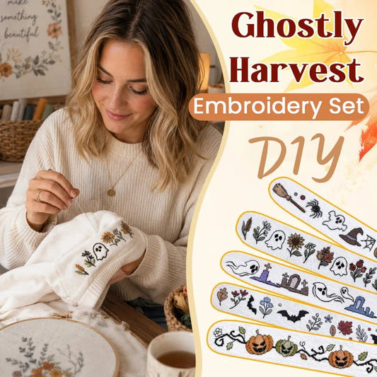 💥 LAST DAY 49% OFF - 🎃🪡 Halloween Embroidery Pattern Set