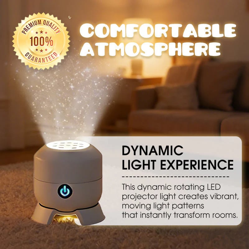 Multi-Themes Dynamic Rotating Ocean Projection Night Light