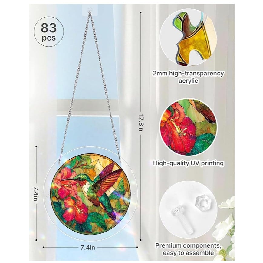 🔥LAST DAY SPECIAL PRICE☀️🛍️Acrylic Jigsaw Puzzle Suncatcher