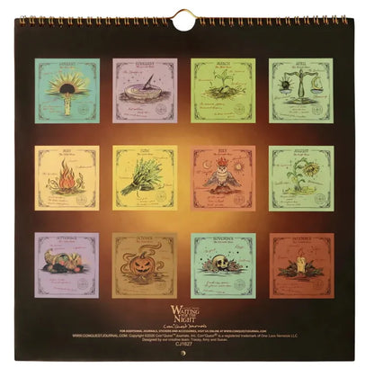 Waiting for the Night: The Witching Hour 2027 Weekly Planner