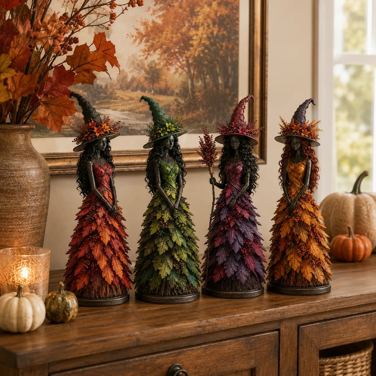 🧙New Arrivals 49% OFF-2026 Enchanted Autumn Witch Figurine