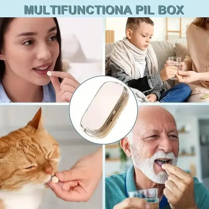 24-Hour Flash Deal⏰Upgrade-Designed Compact 3-in-1 Pill Splitter Organizer