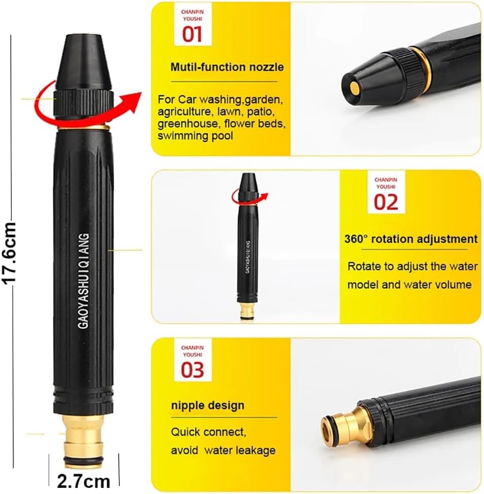 🥳2026 HOT SALE💞50K+ SOLD!🛡️🚿 49% OFF Powerful High Pressure Car Cleaning Water Gun
