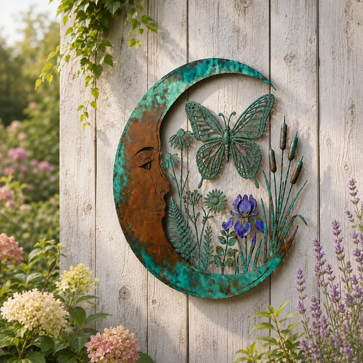 Last Day 50% OFF🌙🐝 Enchanted Crescent Moon Bee Wall Art