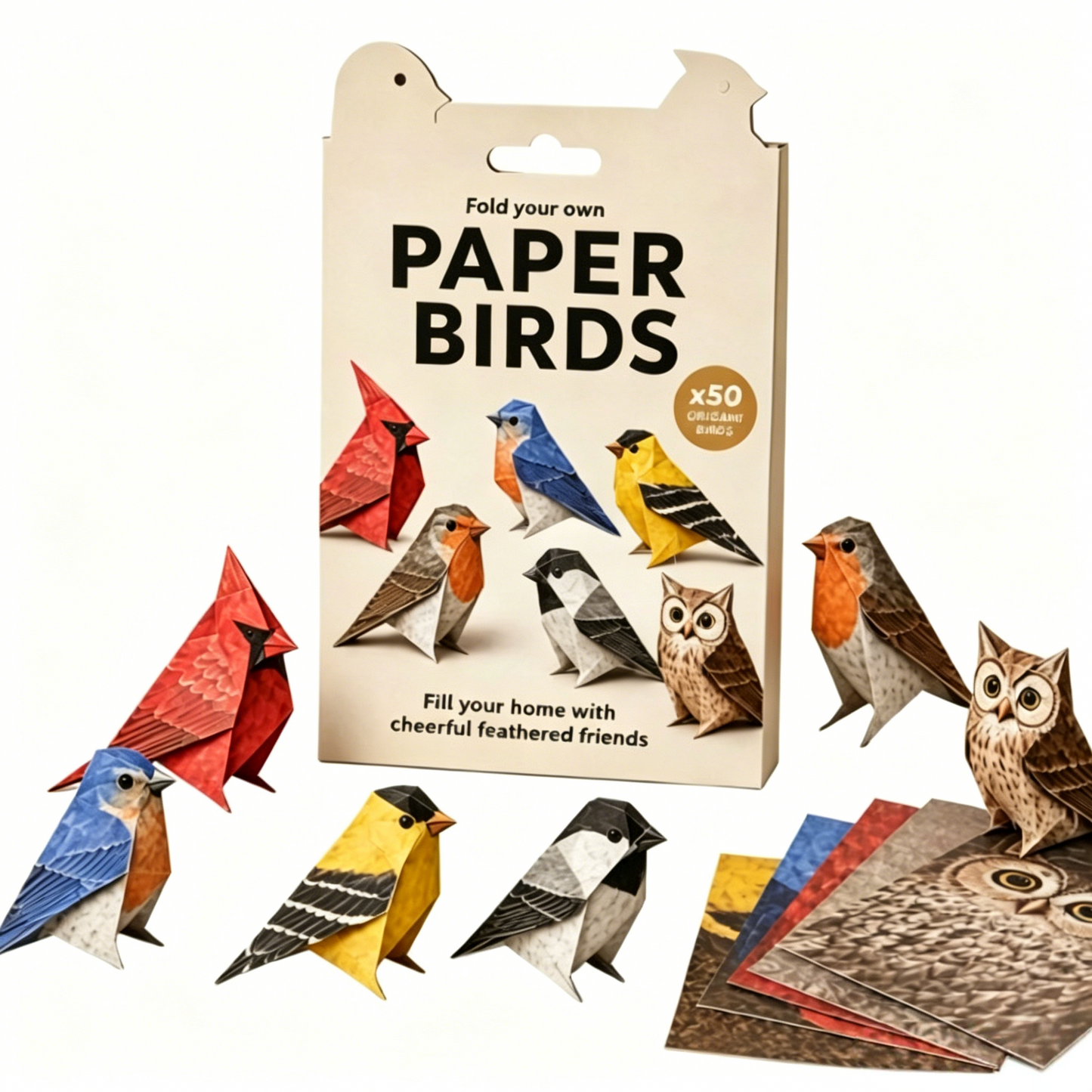 ✨ Cute Animal Origami Kit | Fold Your Own Zoo, Pets & Nature Friends