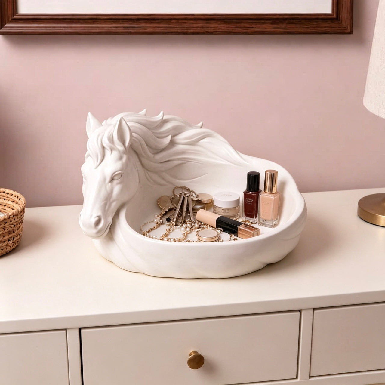 🔥LAST DAY 49% OFF🐴 Carved Horse Head Decor Tray