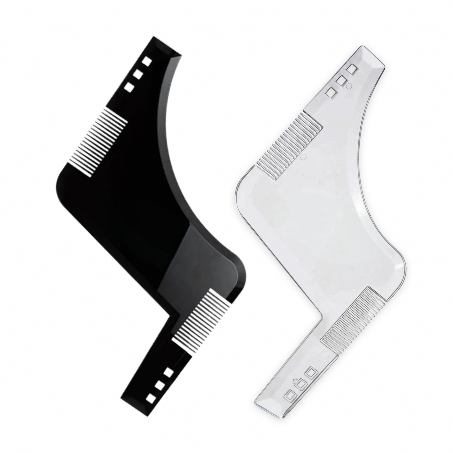 2 Pack Multi-Style Beard Shaping Template Tool
