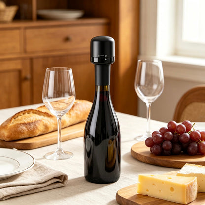 🍷Vacuum Wine Stopper – Reusable Leakproof Bottle Sealer for Wine & Champagne