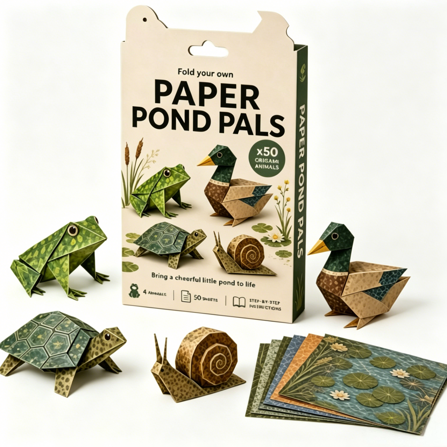 ✨ Cute Animal Origami Kit | Fold Your Own Zoo, Pets & Nature Friends
