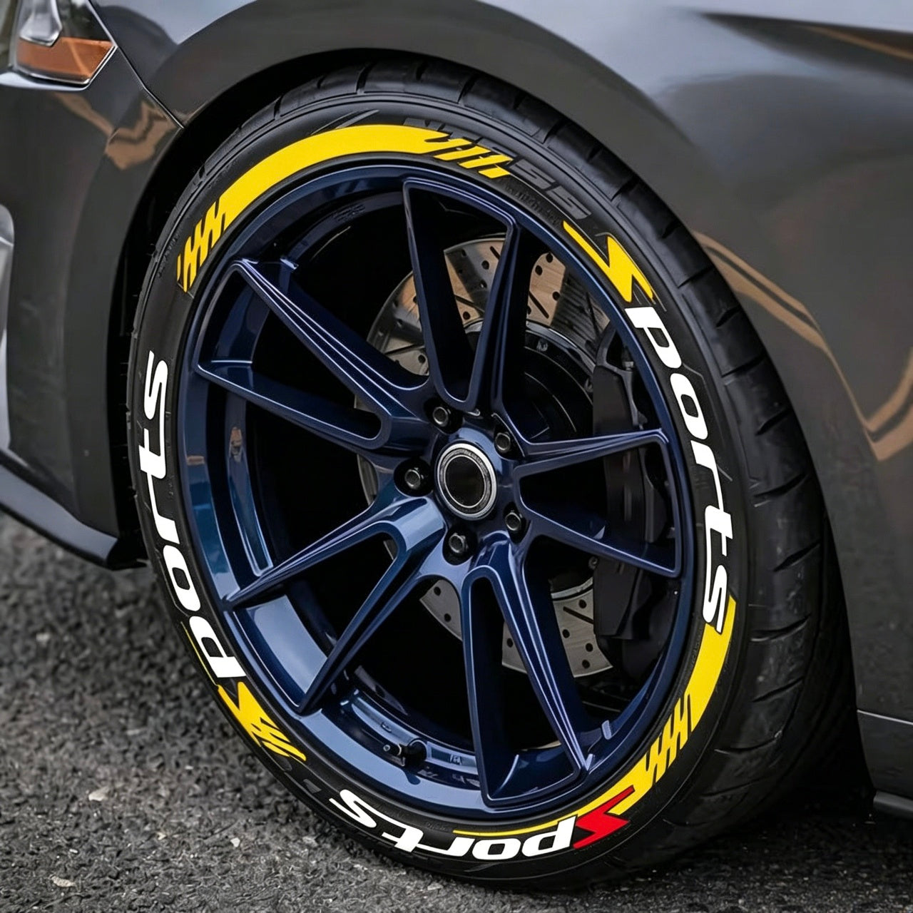 🔥 4PCS 3D Tire Lettering Stickers | Waterproof Universal Wheel Sidewall Decals