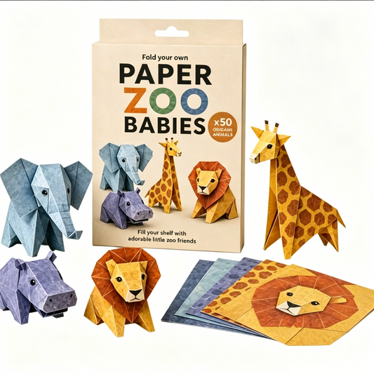 ✨ Cute Animal Origami Kit | Fold Your Own Zoo, Pets & Nature Friends