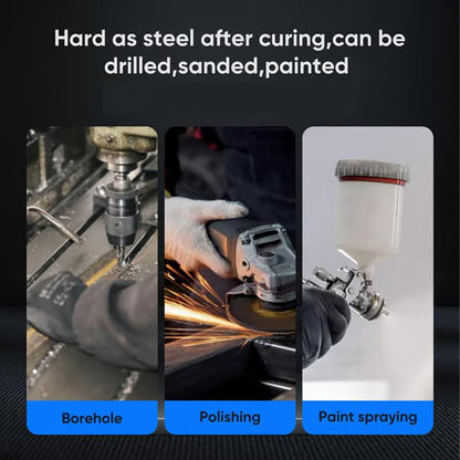 🔥 Industrial Waterproof High Temp Metal Repair Foundry Glue ⚙️