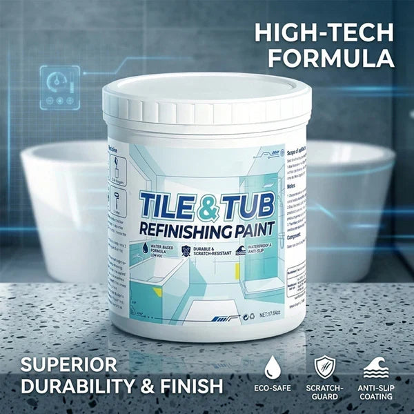 HOT SELL🔥🔥🔥Premium Tile & Tub Refinishing Paint Kit