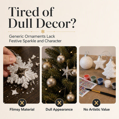 🎄 50% OFF! 5D DIY Christmas Ornament – Sparkling Beads & Acrylic, 3D Glow, Easy to Make. Perfect for the Tree, Window & Gifts! ✨🎁
