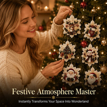 🎄 50% OFF! 5D DIY Christmas Ornament – Sparkling Beads & Acrylic, 3D Glow, Easy to Make. Perfect for the Tree, Window & Gifts! ✨🎁