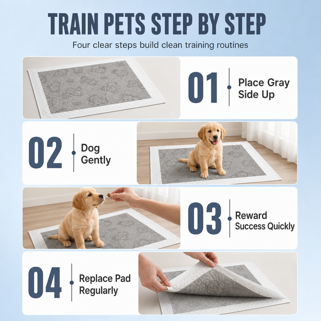 🐾 Charcoal Odor Control Pet Training Pads | Fast Absorbent & Leak Resistant